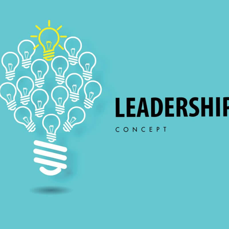 Leadership concept featuring a light bulb, symbolizing ideas and innovation, with the Capital Premium Financing logo in the background.