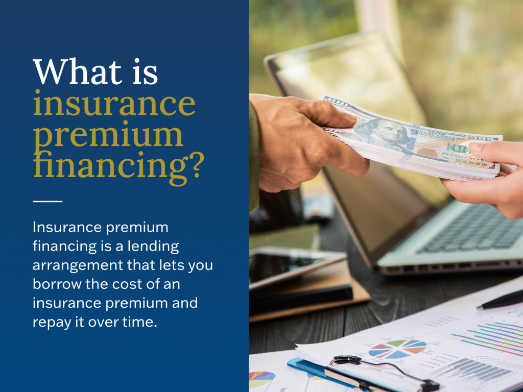 Infographic explaining insurance premium financing detailing how it assists individuals in managing insurance costs